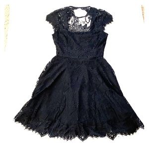 BB DAKOTA Black Lace Party Dress